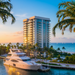 Miami Building with Boat